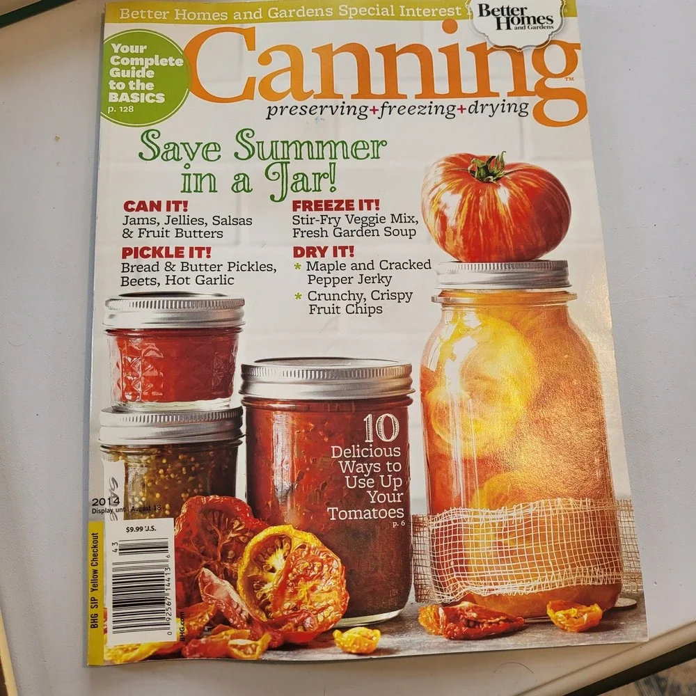 Gardening Book Lot Canning Food Drying Backyard Lawn Garden Guide